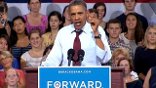 President Obama speaks in Windham New Hampshire